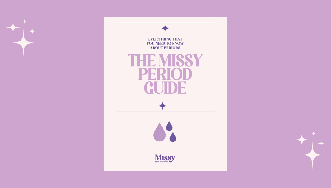 a picture showing the cover of the Missy Period Guide for teens