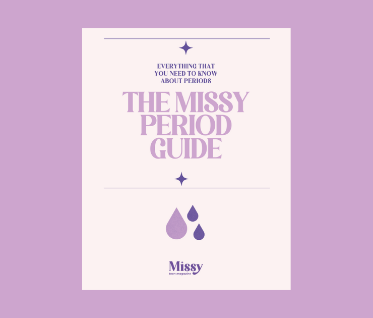 a picture showing the cover of the Missy Period Guide for teens
