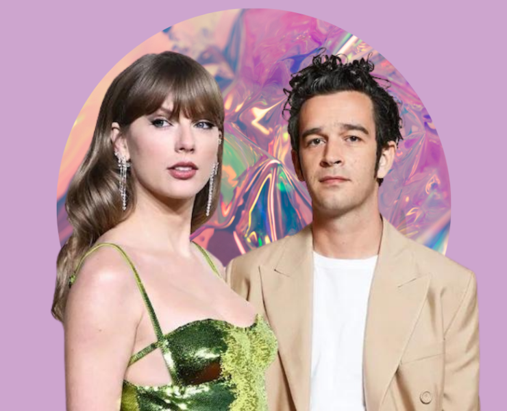 a picture of Taylor Swift and Matty Healy