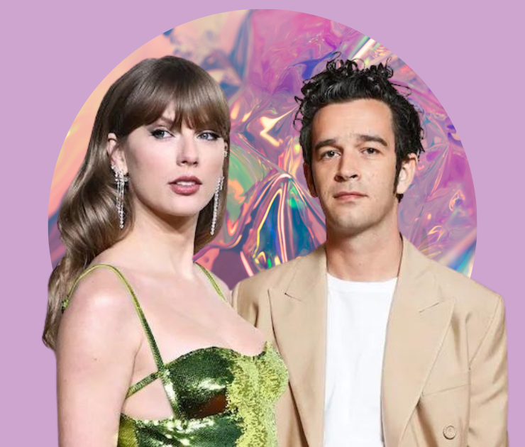 a picture of Taylor Swift and Matty Healy