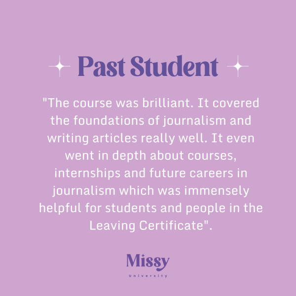 Missy University: Teen Journalism Course — Live on Zoom (Weekday Sessions)