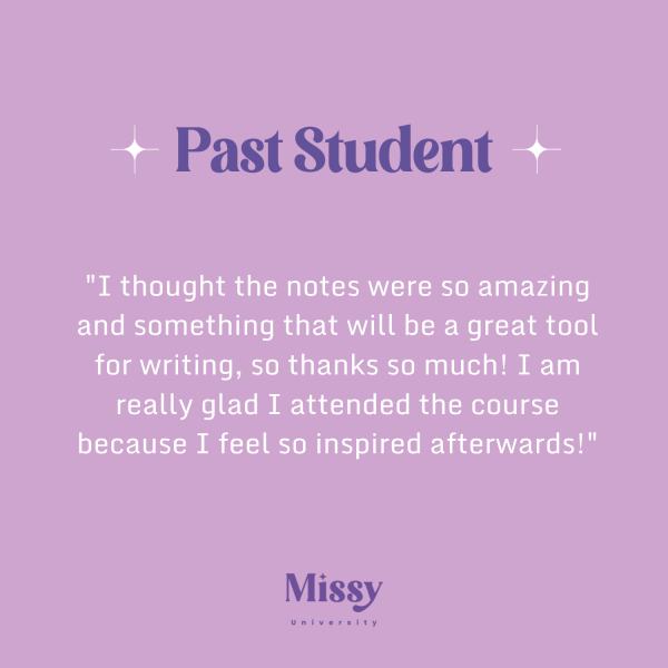Missy University: Teen Journalism Course — Live on Zoom (Weekday Sessions)